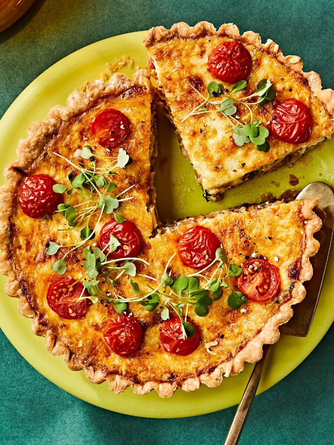 Mildred's Temple Kitchen Wally's cheese tart on plate