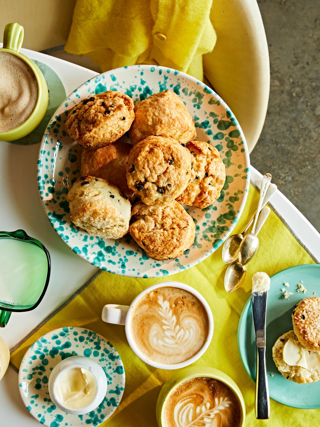 Mildred's scones and lattes